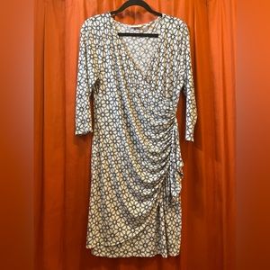 Black & White New York & Company Geometric Dress, large